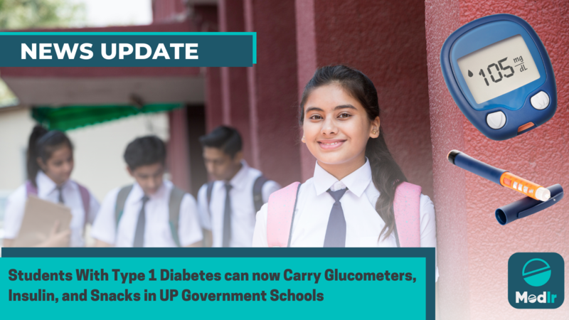 Students With Type 1 Diabetes can now Carry Glucometers, Insulin, and Snacks in UP Government Schools