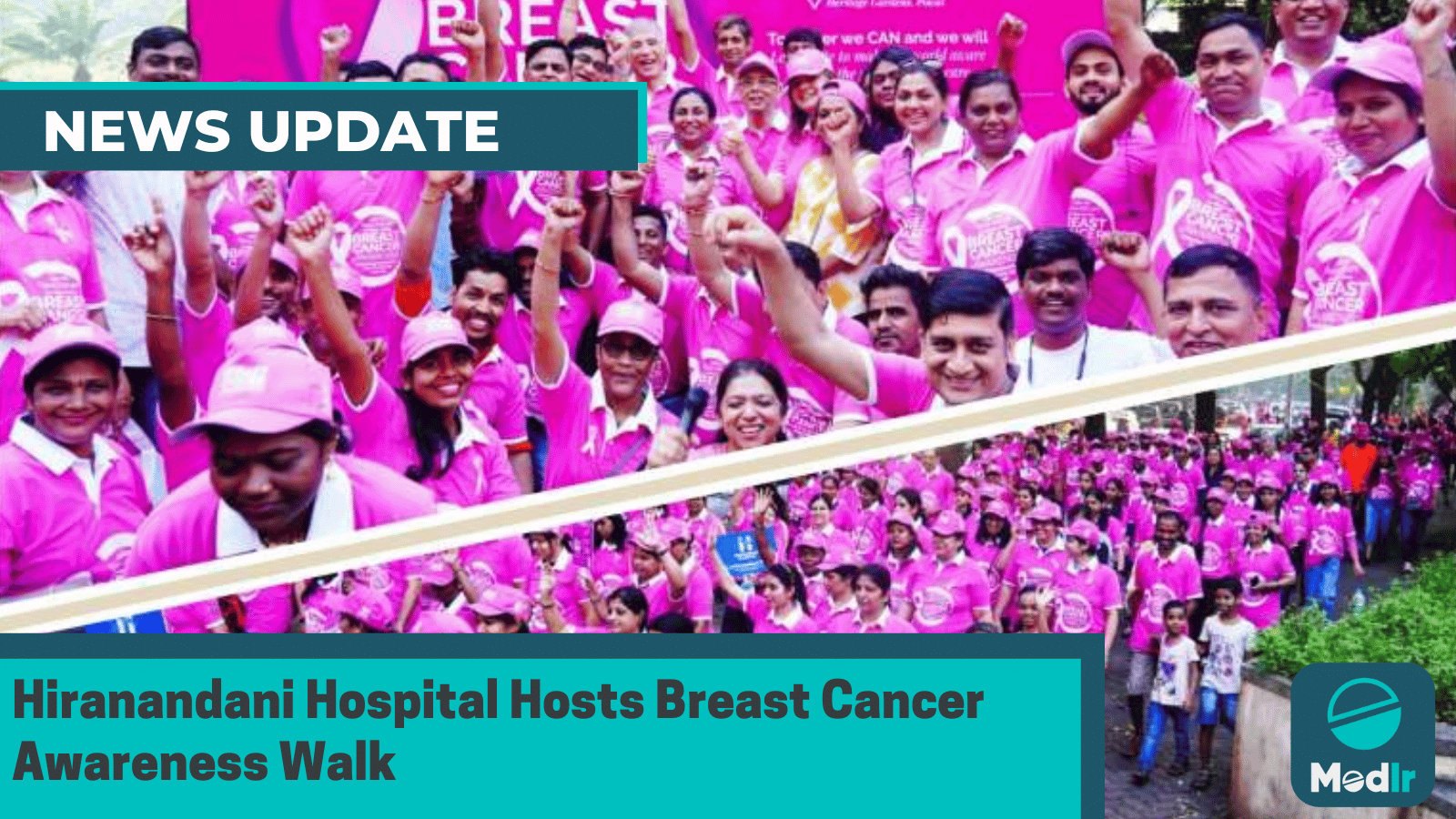 Hiranandani Hospital Hosts Breast Cancer Awareness Walk