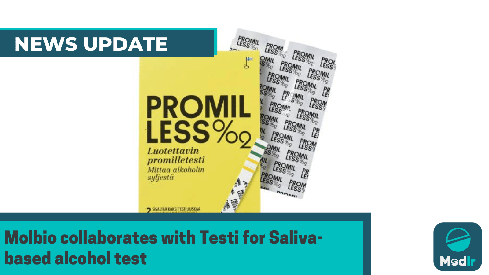 Molbio collaborates with Testi for Saliva-based alcohol test