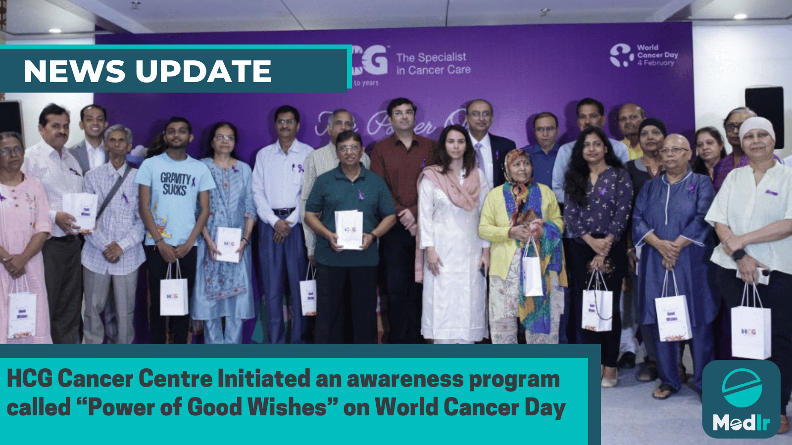 HCG Cancer Centre Initiated an awareness program called “Power of Good Wishes” on World Cancer Day