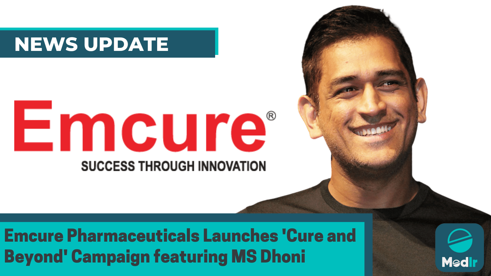 Emcure Pharmaceuticals Launches 'Cure and Beyond' Campaign featuring MS Dhoni