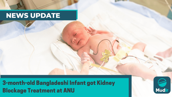 3-month-old Bangladeshi Infant got Kidney Blockage Treatment at ANU