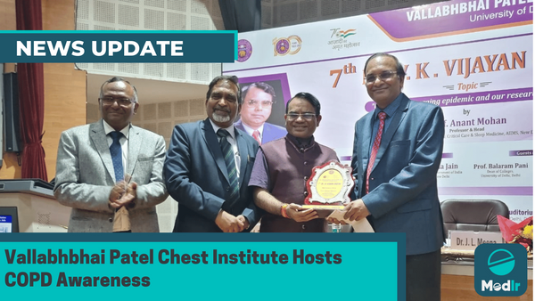 Vallabhbhai Patel Chest Institute Hosts COPD Awareness