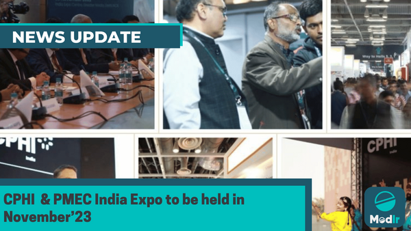 CPHI & PMEC India Expo to be held in November ’23