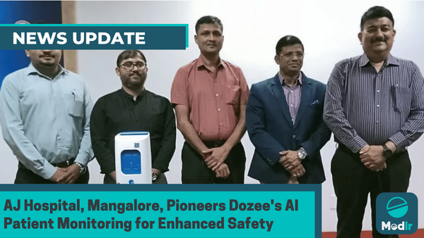 AJ Hospital, Mangalore, Pioneers Dozee's AI Patient Monitoring for Enhanced Safety