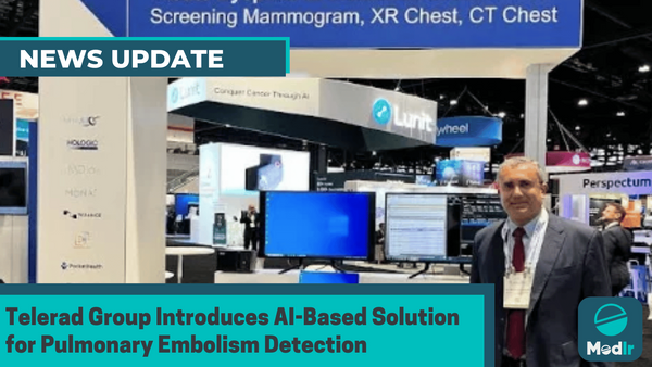 Telerad Group Introduces AI-Based Solution for Pulmonary Embolism Detection