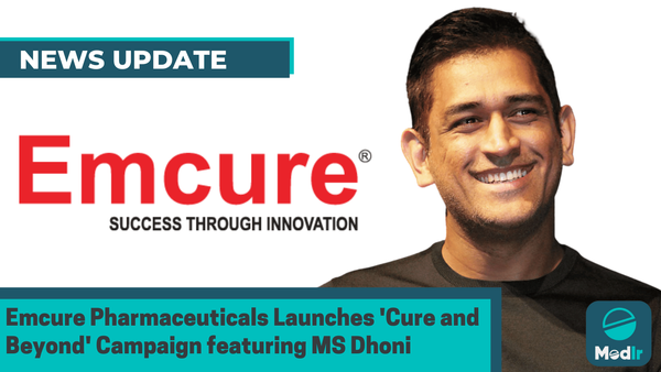 Emcure Pharmaceuticals Launches 'Cure and Beyond' Campaign featuring MS Dhoni