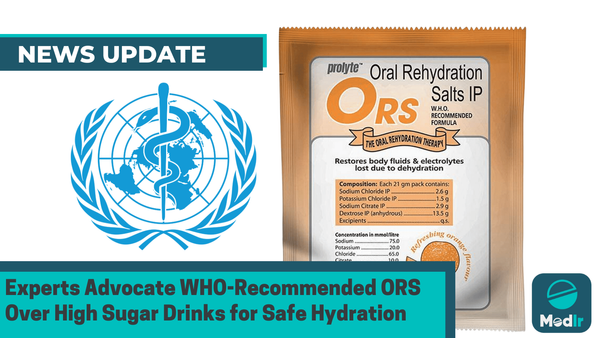 Experts Advocate WHO-Recommended ORS Over High Sugar Drinks for Safe Hydration