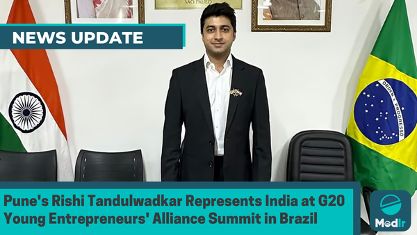 Pune's Rishi Tandulwadkar Represents India at G20 Young Entrepreneurs' Alliance Summit in Brazil