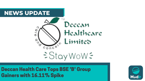 Deccan Health Care Tops BSE 'B' Group Gainers with 16.11% Spike