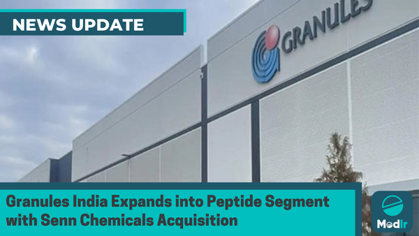 Granules India Expands into Peptide Segment with Senn Chemicals Acquisition