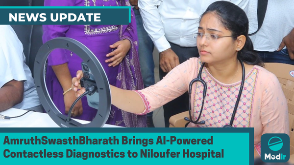 AmruthSwasthBharath Brings AI-Powered Contactless Diagnostics to Niloufer Hospital
